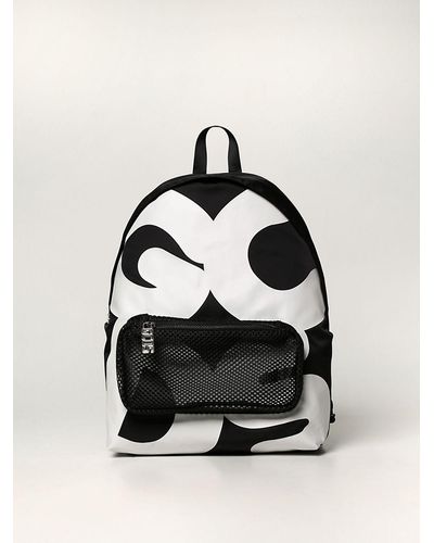 Gcds Nylon Backpack With Logo - Black