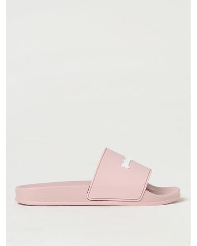 Palm Angels Sliders in gomma con logo - Rosa