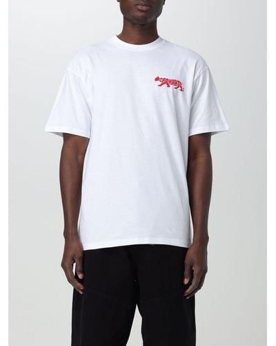 Carhartt T-shirt con mini logo - Bianco
