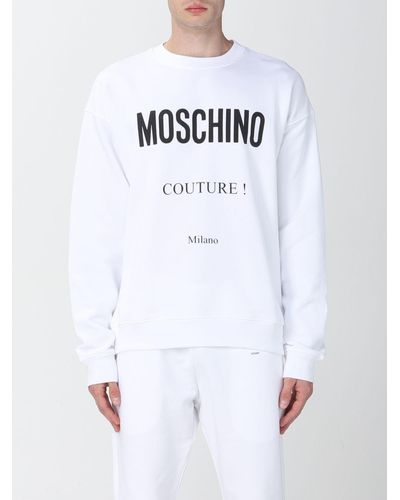 Moschino Sweatshirt With Logo - White