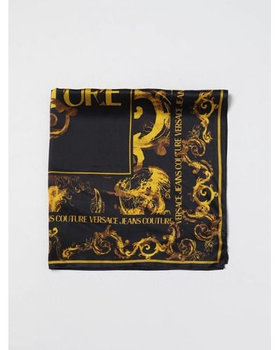 Versace Foulard in seta stampata - Nero