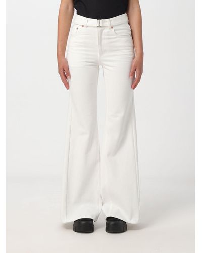 Sacai Jeans in denim - Bianco