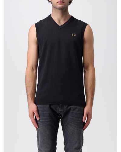 Fred Perry Pullover - Schwarz