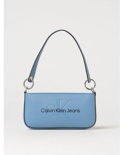 Ck Jeans Shoulder Bag - Blue