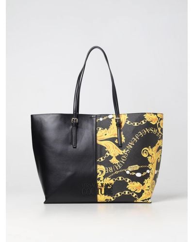 Versace Jeans Couture Black Graphic Tote