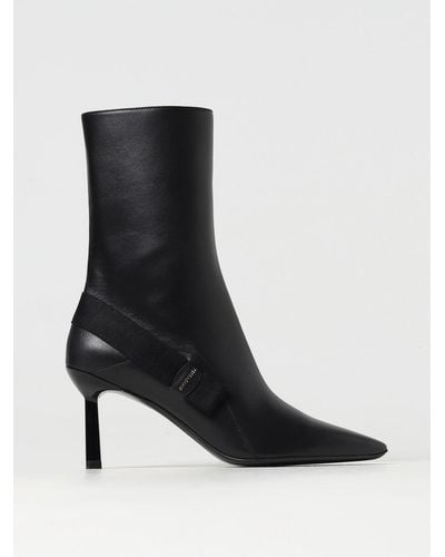 Ferragamo Virgilia Leather Ankle Boots - Black