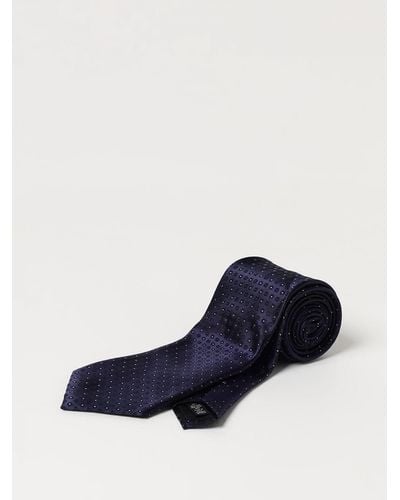 Zegna Cravatta in seta jacquard - Blu