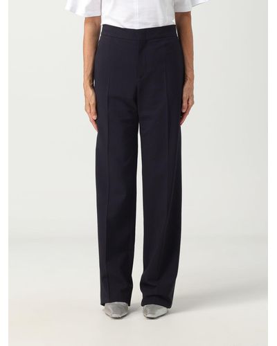 Isabel Marant Trousers In Viscose - Blue