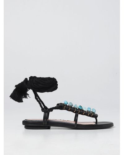 Ermanno Scervino Sandals With Stones - Multicolour