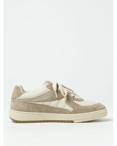 Palm Angels College Suede Sneakers - White