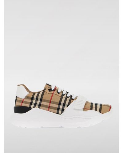 BURBERRY 26S SNEAKERS IN SAND BEIGE SUEDE