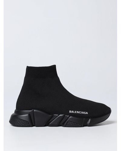 Balenciaga Sneakers Speed in maglia riciclata stretch - Nero