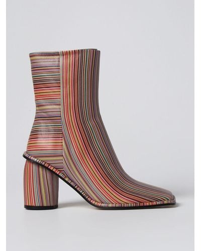 Paul Smith Flat Ankle Boots - Brown