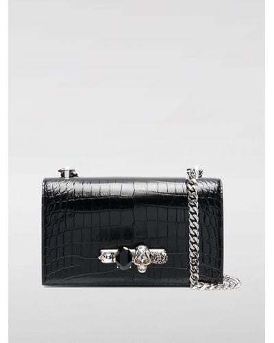 Alexander McQueen Crossbody Bags - Black