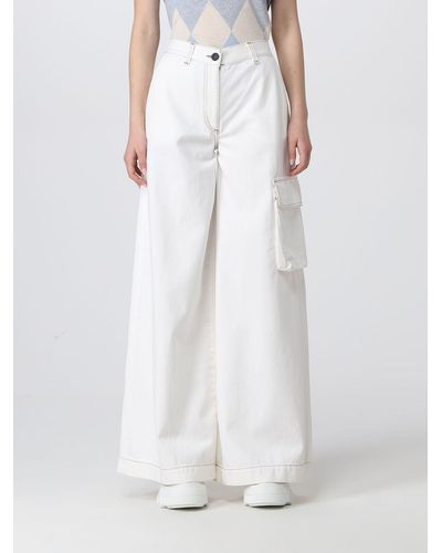 Ballantyne Jeans in denim - Bianco