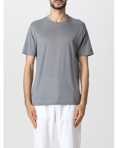 Kiton T-shirt in cotone - Grigio