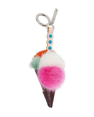 Fendi Key Chain - Pink