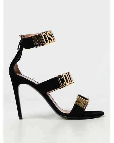 Moschino Heeled Sandals - Black