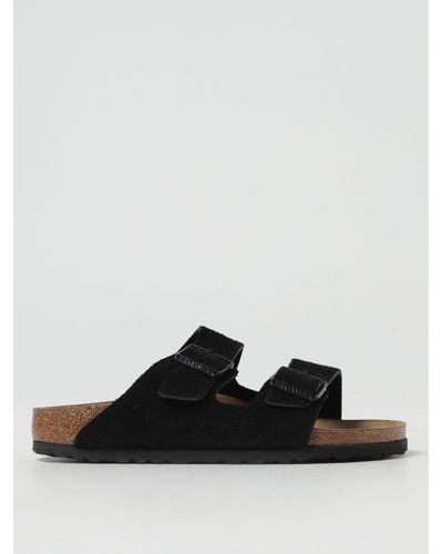 Birkenstock Flat Sandals - Black