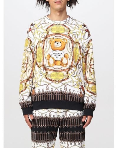 Moschino Sweatshirt With Teddy Print - Gray