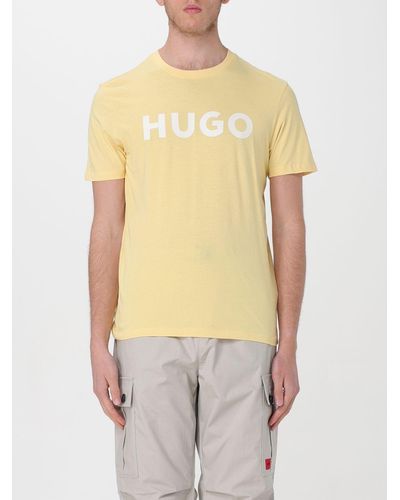 HUGO Camiseta - Amarillo