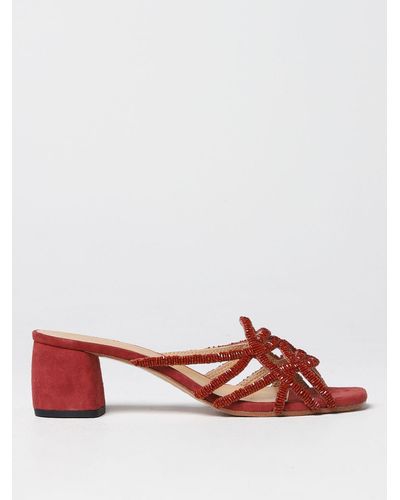 Maliparmi Heeled Sandals - Red