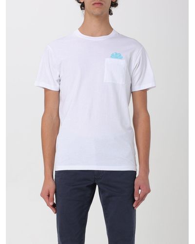 Sundek T-shirt in cotone con logo - Bianco