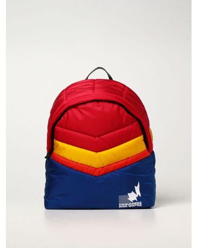 DSquared² Backpack In Padded Nylon - Red