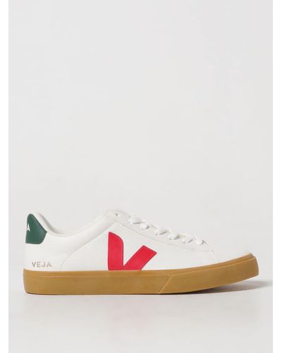 Veja Campo Chromefree Leather Trainers - Pink