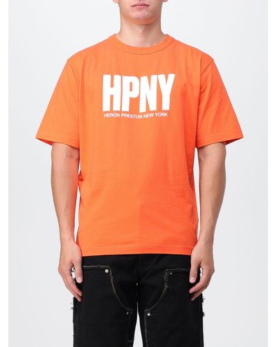 Heron Preston T-shirt in cotone - Arancione