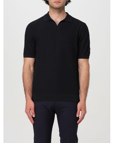 Tagliatore Polo Shirt - Black