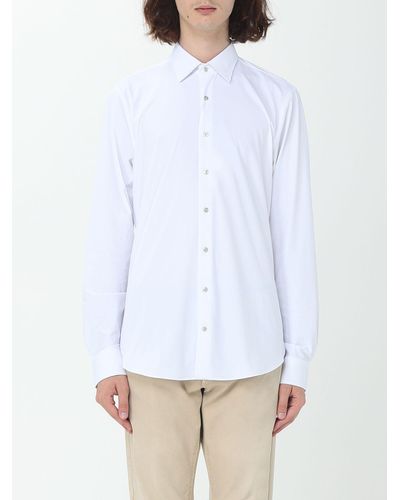 Michael Kors Michael Shirt In Stretch Cotton - White