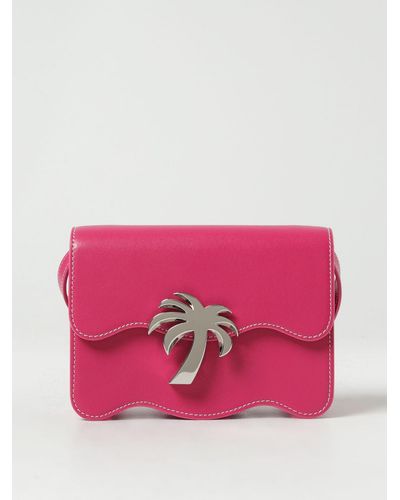 Palm Angels Palm Beach Leather Bag - Pink