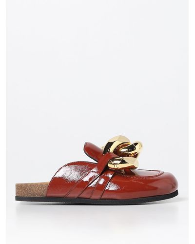 JW Anderson Flat Shoes - Red