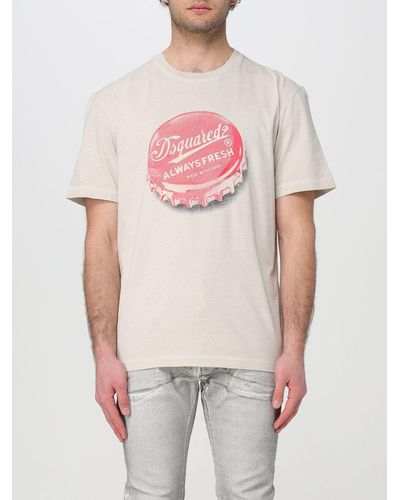 DSquared² T-shirt di cotone - Neutro