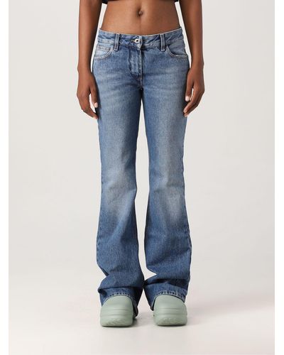 Off-White c/o Virgil Abloh Jeans in denim washed - Blu