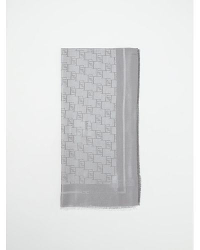 Elisabetta Franchi Scarf - Gray