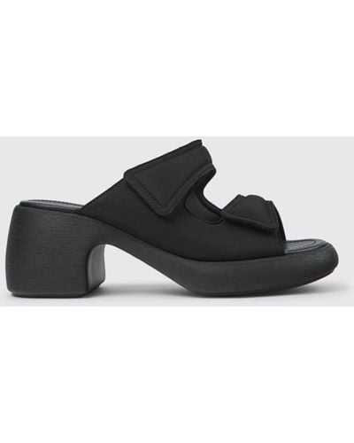 Camper Heeled Sandals - Black