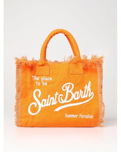Mc2 Saint Barth Tote Bags - Orange