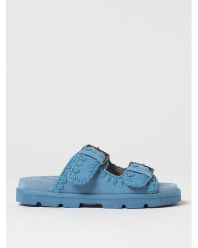 Mou Flat Sandals - Blue