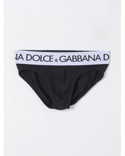 Dolce & Gabbana Slip in cotone stretch - Nero