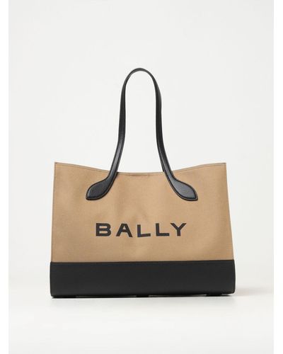 Bally Tote Bags - Natural