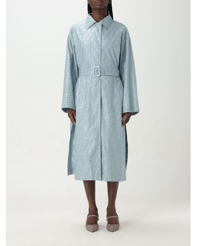 Fendi Trench Coat - Blue