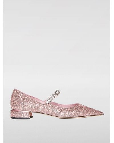 Jimmy Choo Ballet Court Shoes - Pink