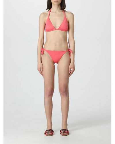 Fendi Bikini In Lycra - Pink