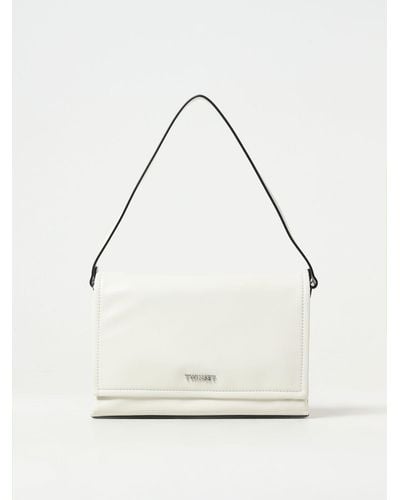 Twin Set Shoulder Bag - White