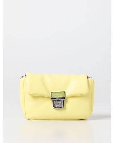 MSGM Bag In Synthetic Nappa Leather - Yellow