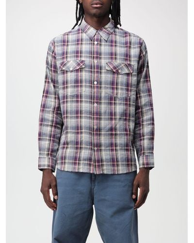 Isabel Marant Shirt In Cotton With Check Pattern - Blue
