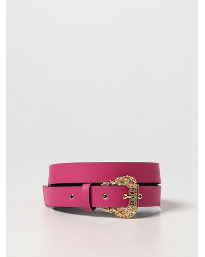 Versace Leather Belt - Pink