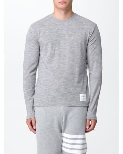 Thom Browne Cotton T-shirt - Gray